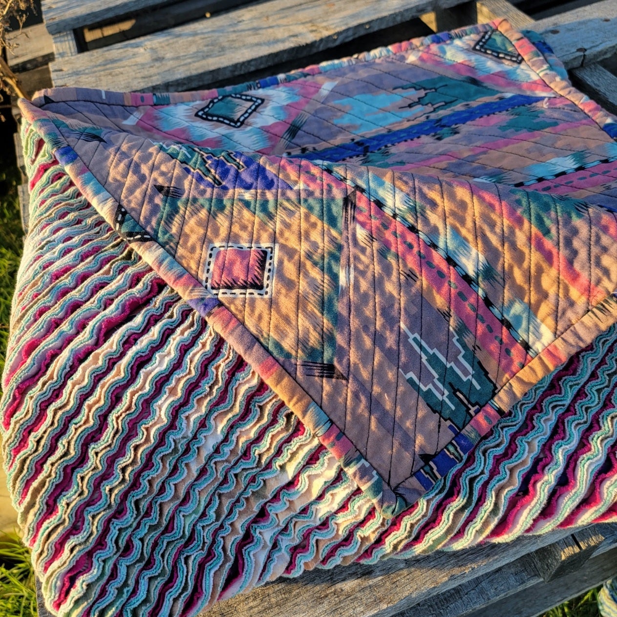 Faux chenille sales blanket